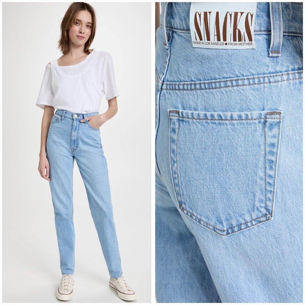 💕MOTHER SNACKS!💕 High Waisted Twizzy Skimp Jeans ~ Just A Nibble 30 NWT - Picture 5 of 16